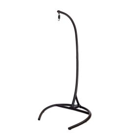 Hammock Chair Stand(Stand Only), Heavy Duty 330Lbs Weight Capacity (Color: Black)