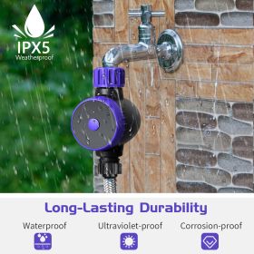 Bluetooth/WiFi Smart Irrigation Watering System (Color: Black+Purple)