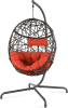 Hanging Egg Chair With Stand and UV Resistant Cushion