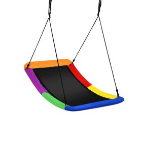 Platform Tree Swing; Kids and Adults; Holds Up To 700 lbs (Color: Multicolor)
