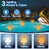 Floating Pool Lights; Solar; 2 pieces