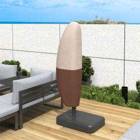 Direct Wicker's Patio Zippered Cantilever Umbrella Cover (Color: Beige)