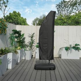 Direct Wicker's Patio Zippered Cantilever Umbrella Cover (Color: Black)