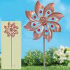 Wind Spinner With Garden Stake; For Yard And Garden