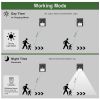 Waterproof Motion Sensor Solar Lights; 20 LEDs; 120 Degree Sensing Wide Angle Lighting