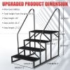 Portable 2 Step Stairs with Handrail