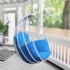 Aluminum Indoor/Outdoor Hanging Egg Chair With Cushion