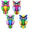 Outdoor Metal Owl Wall Decoration