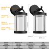 Inowel Outdoor Wall Sconce/Lantern; Waterproof LED Wall Light