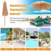 Thatched Hawaiian Tiki Umbrella - 8 Foot