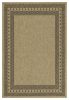 Indoor/Outdoor Area Rug; Jute/Black; 7 ft. 10 in. x 10 ft. 3 in.