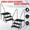 Portable 2 Step Stairs with Handrail