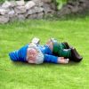 Drunken Garden Gnome Statue, Garden Decoration