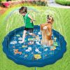 Inflatable Water Fountain Pad; Pool Mat For Children and Pets
