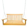 Front Porch Swing with Armrest
